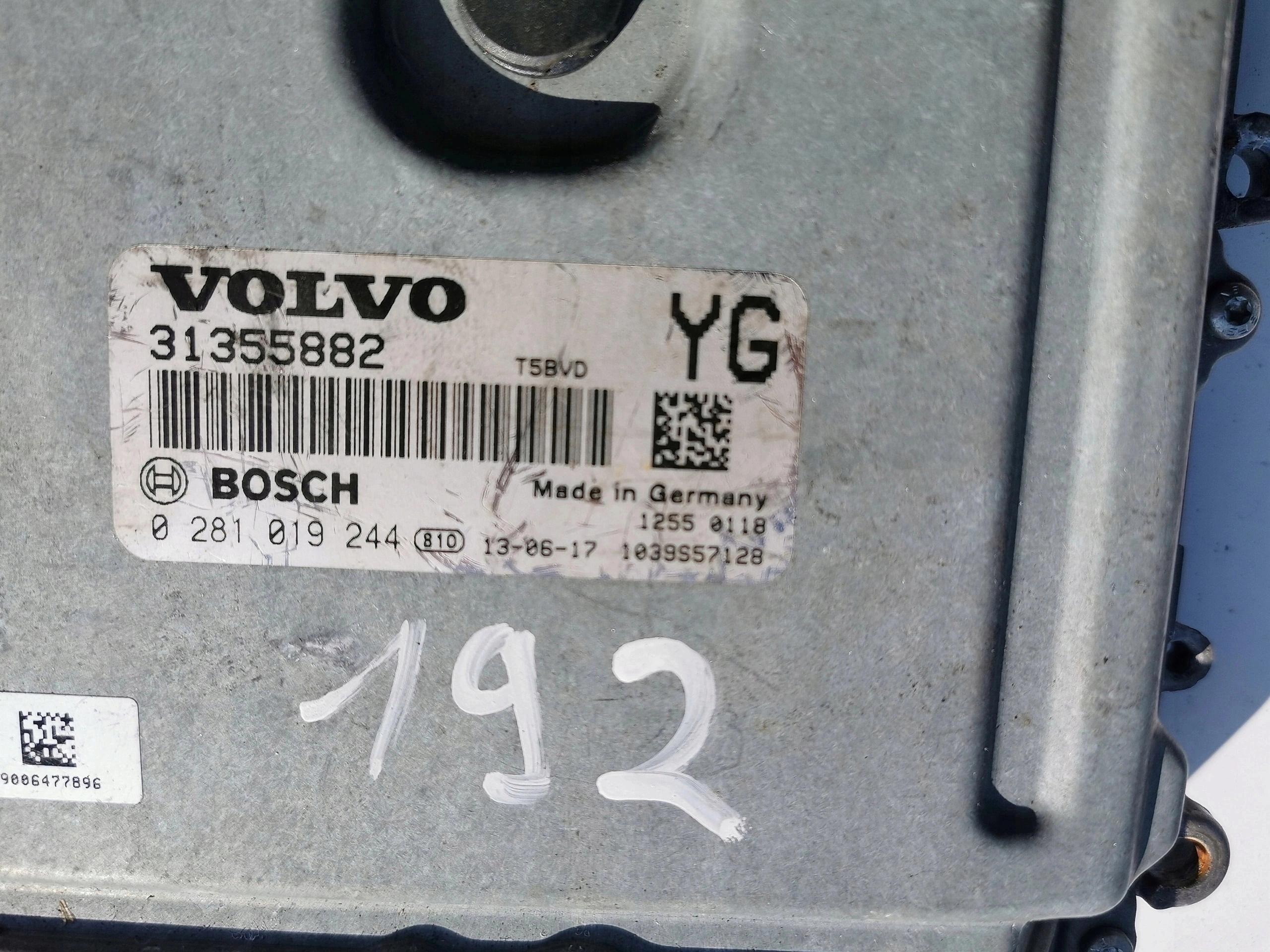 VOLVO V60 2.4D 0281019244 31355882 Computer ECU