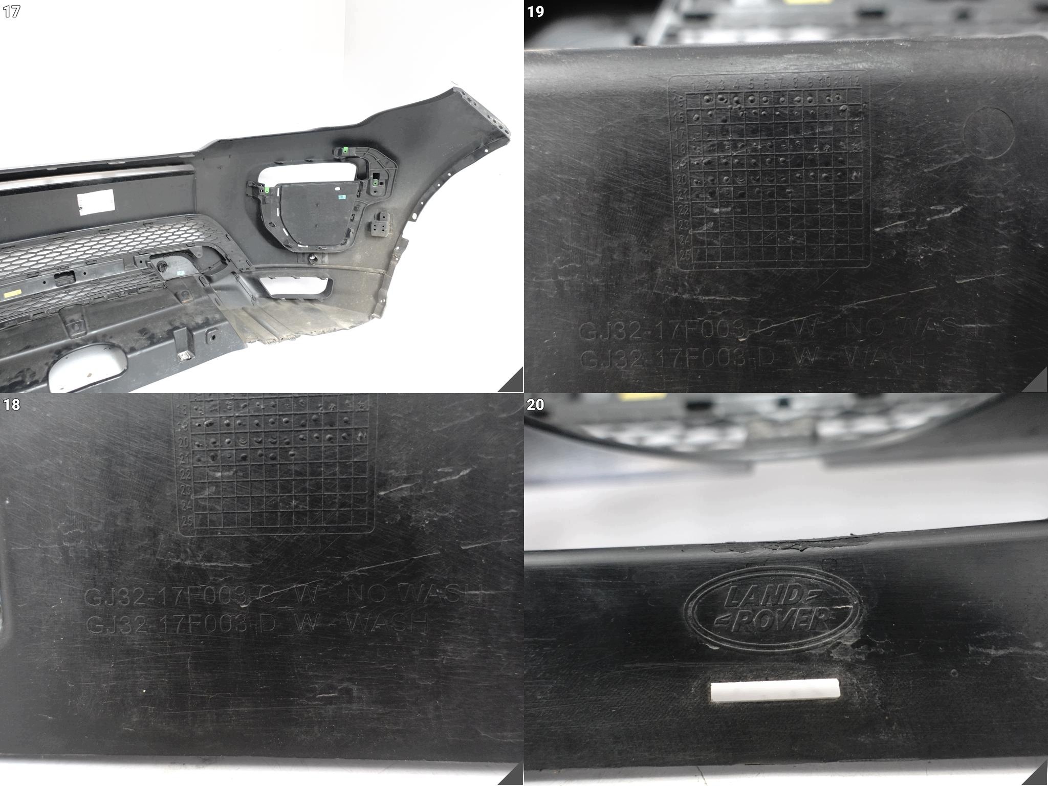 RANGE ROVER EVOQUE DYNAMIC LIFT 15-18 L538 bumper SPOILER PDC without SPRYSKOW