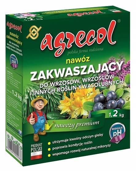 

Nawóz zakwaszający iglak, borówka 1,2 kg Agrecol