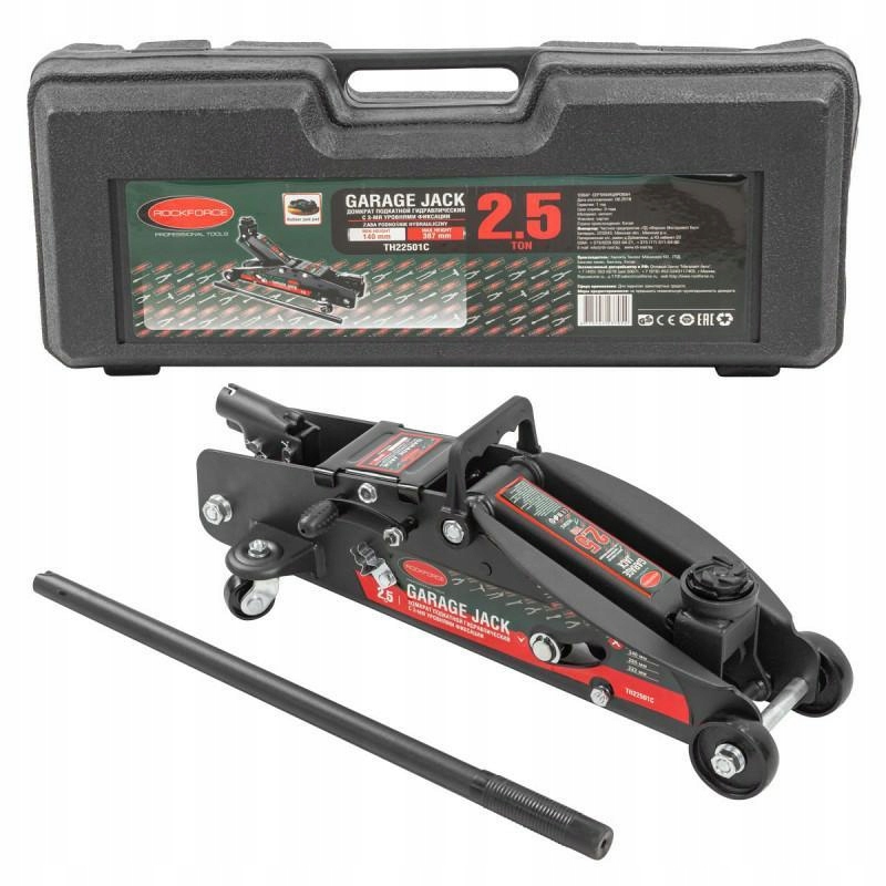 Hever Rock Force 2,5T v dílenském kufru