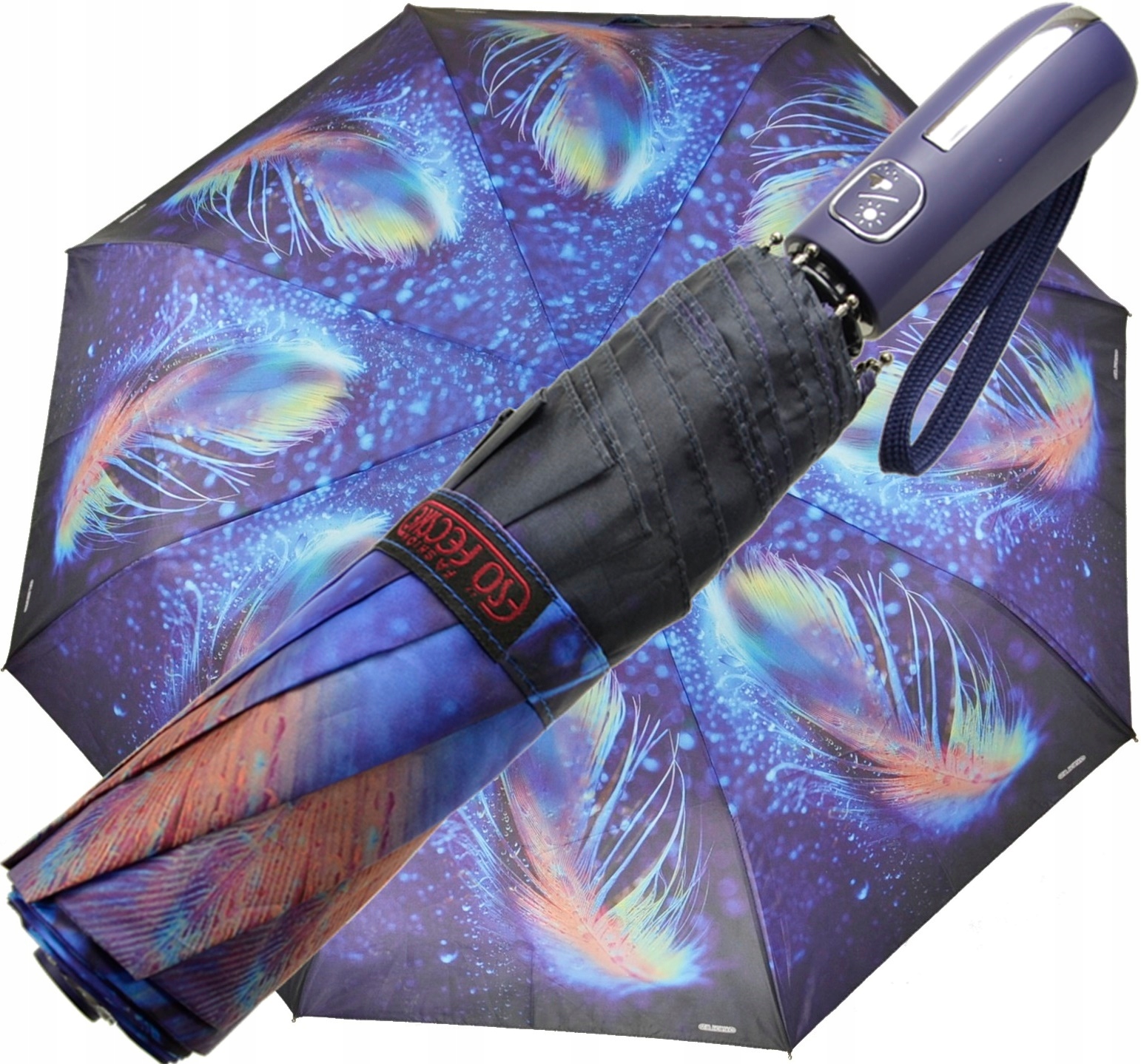 PARASOLKA DAMSKA MĘSKA PARASOL PEŁNY AUTOMAT MOCNY Kod producenta 107