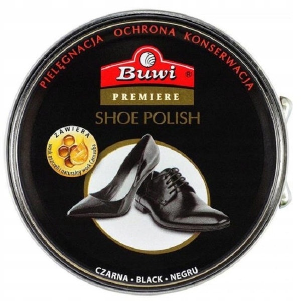 

Buwi Pasta do butów puszka czarna 40ml