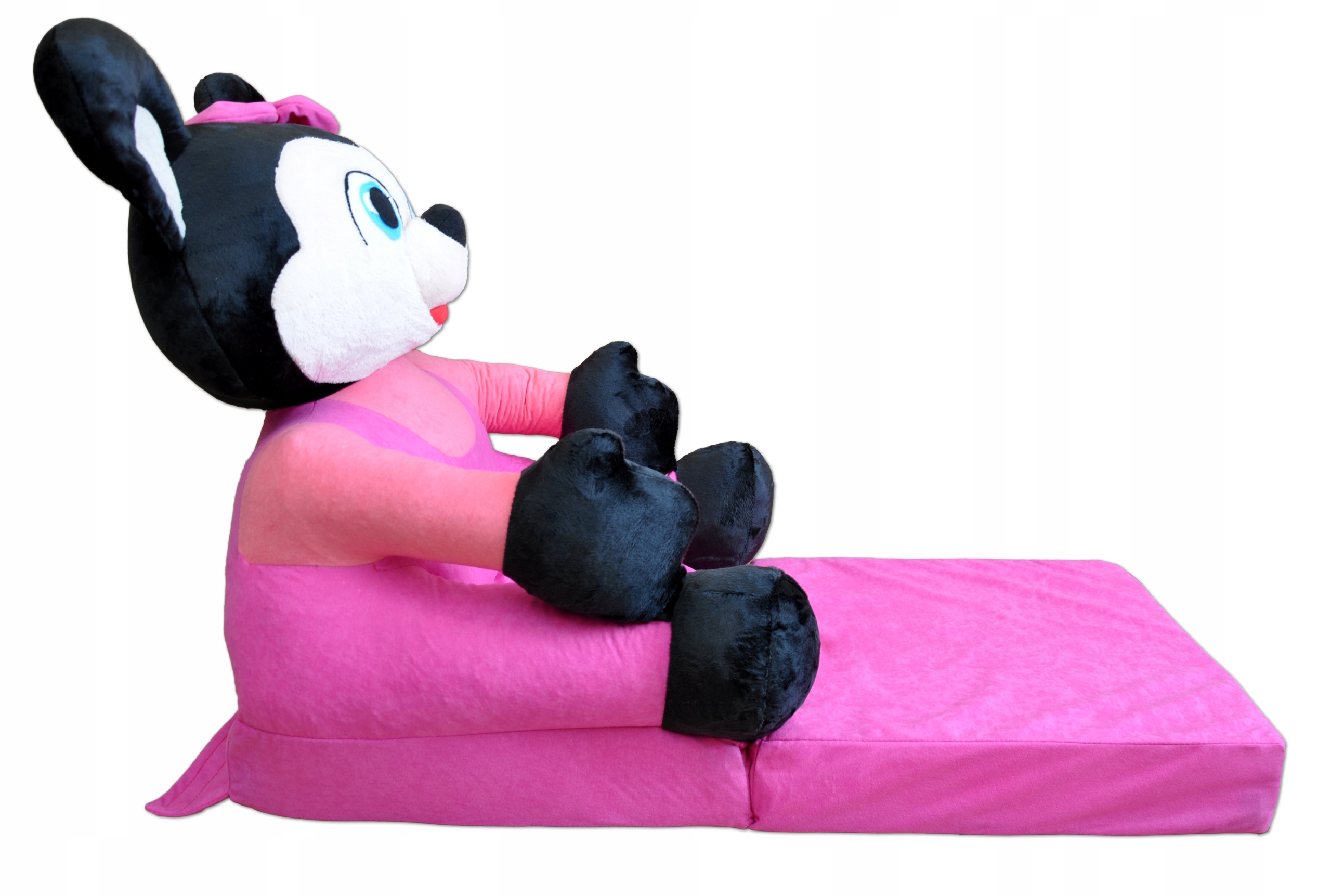 FOTEL DLA DZIECI ROZKŁADANY FOTELIK PLUSZOWY PUFA Marka Smyk