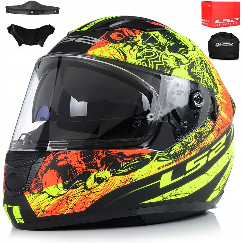 

Kask Motocyklowy LS2 FF320 Throne Hi-vis Blenda M
