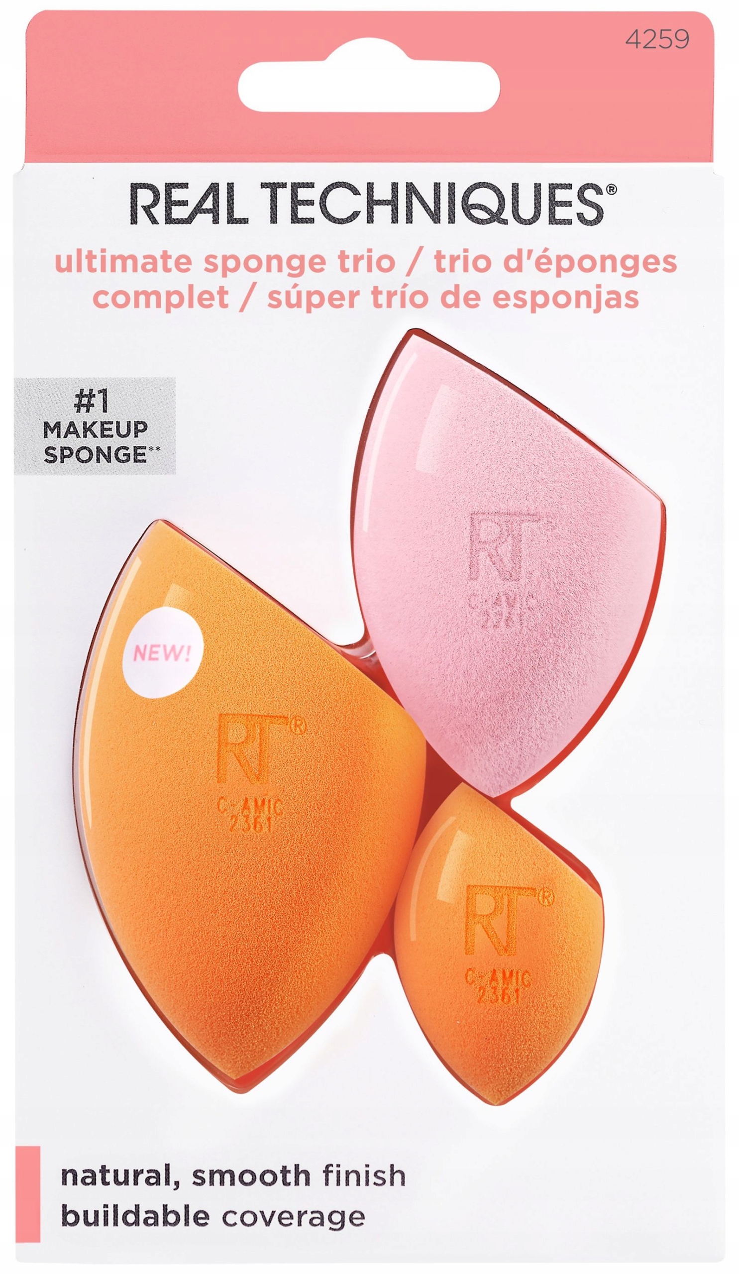 Real Techniques Ultimátní Sada Houbiček Oranžová/růžová
