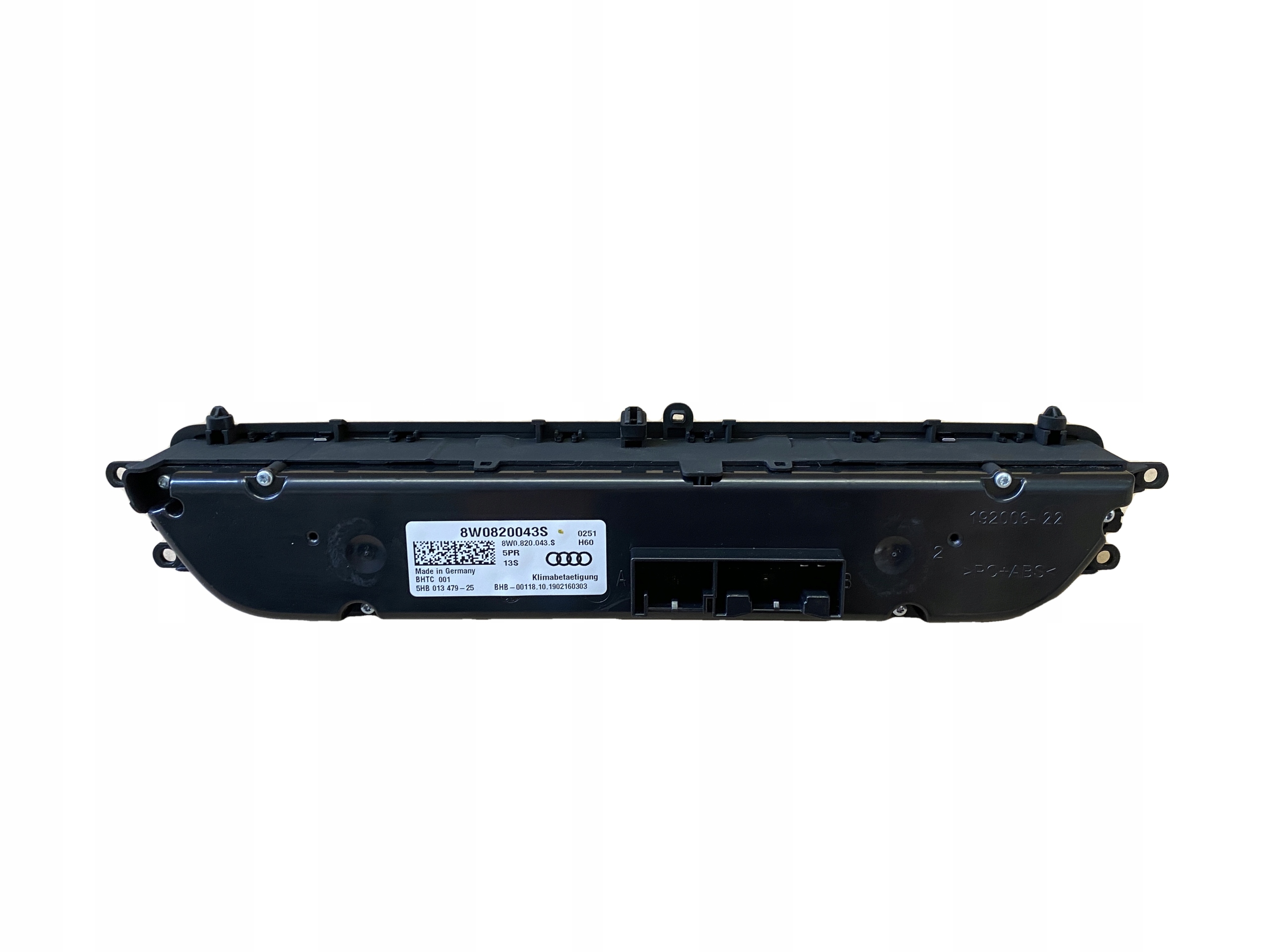 AUDI A4 A5 8W B9 Unite commande clima 8W0820043S