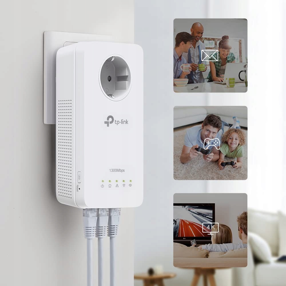 TP-LINK Powerline WLAN TL-WPA8631P KIT Dualband 1200Mbit/s AV1300 — miniatura 6