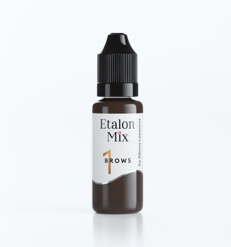 Etalon Mix 1 Pigment do makijażu permanentnego brwi Hazelnut 15ml
