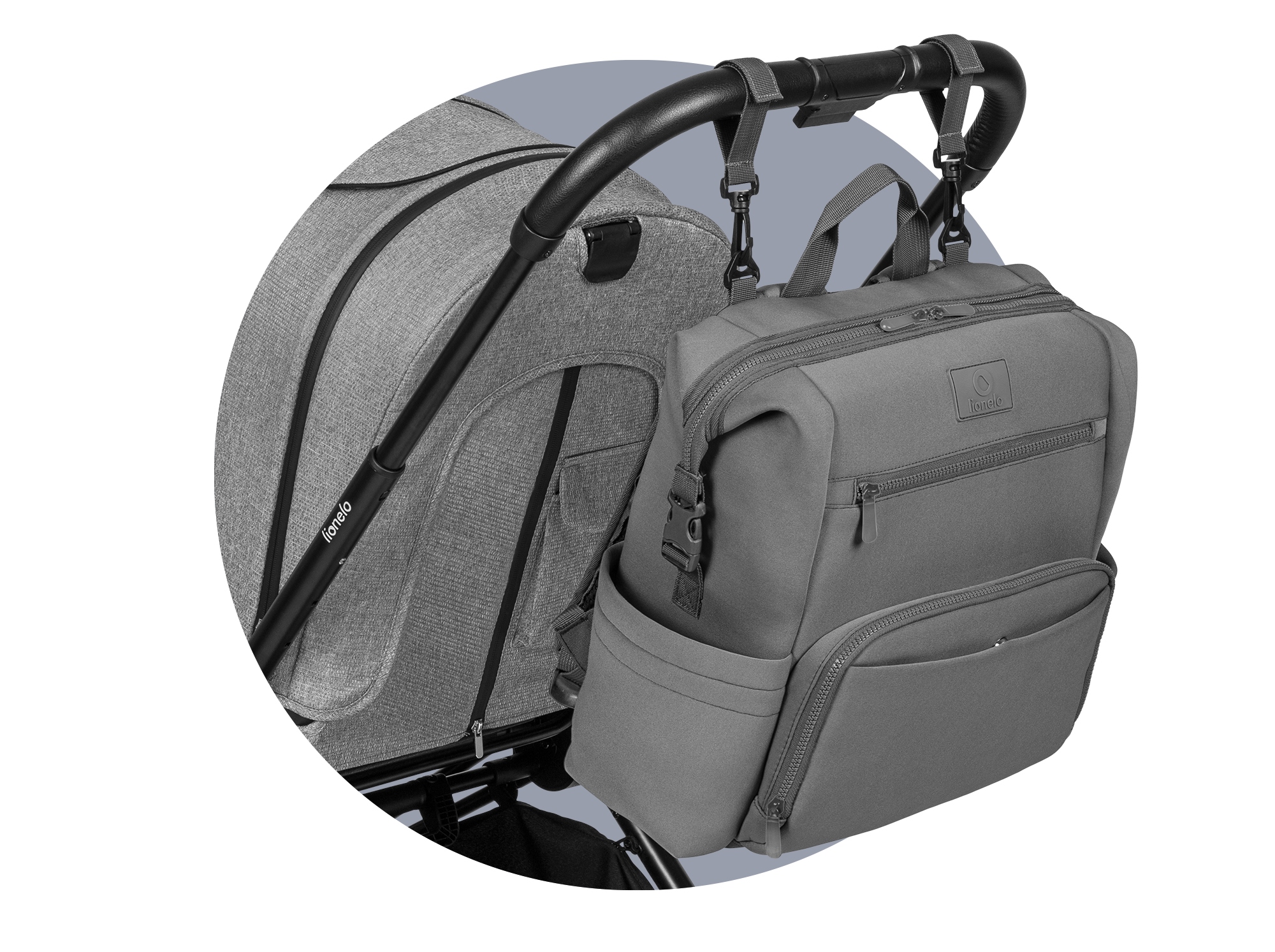 ORGANIZER TORBA PLECAK DO WÓZKA LIONELO CUBE DUŻA Marka Lionelo