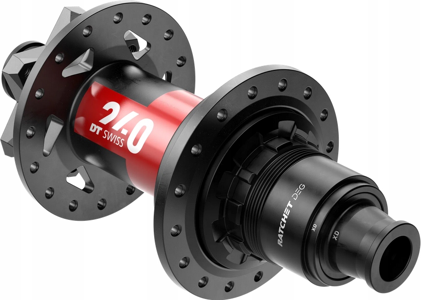 Piasta tylna Dt Swiss 240 Mtb 6 śrub 157x12 Boost+ 28H Sram XD Deg 90
