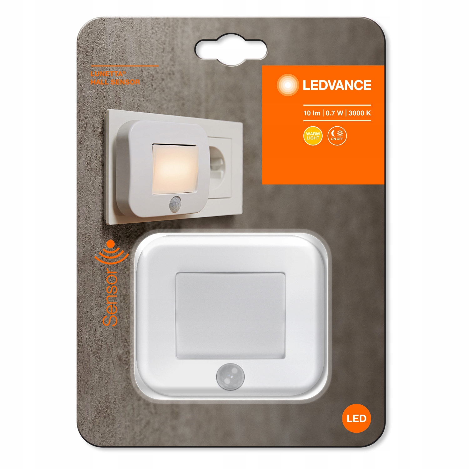 Lampka Nocna do gniazdka LED Czujnik Ruch LEDVANCE EAN (GTIN) 4058075266780