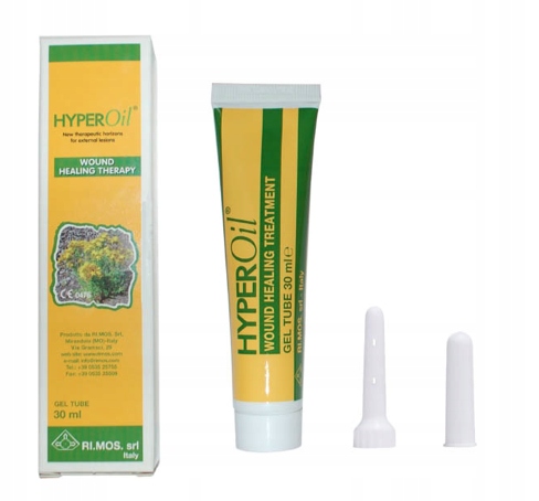 

Hyperoil żel spray trudno gojące się rany Odleżyny