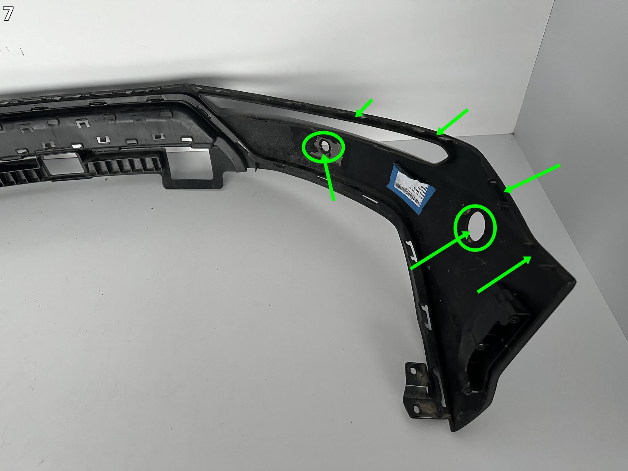 LAMBORGHINI URUS 4ML bumper SPOILER cap accessories rear part