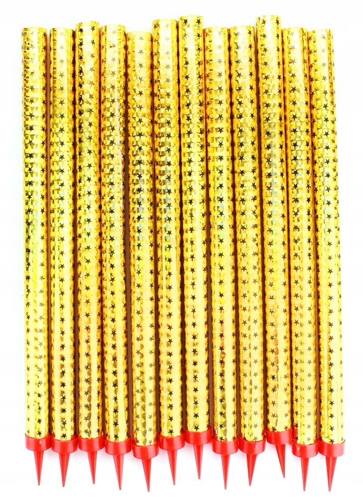 

12X Fajerwerki Na Tort Fontanna Raca 26 CM paczka!