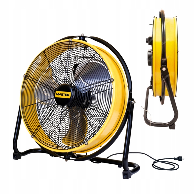 Priemyselný axiálny ventilátor Master Df 20P, Fúkač, 6,600 m3/h IP44