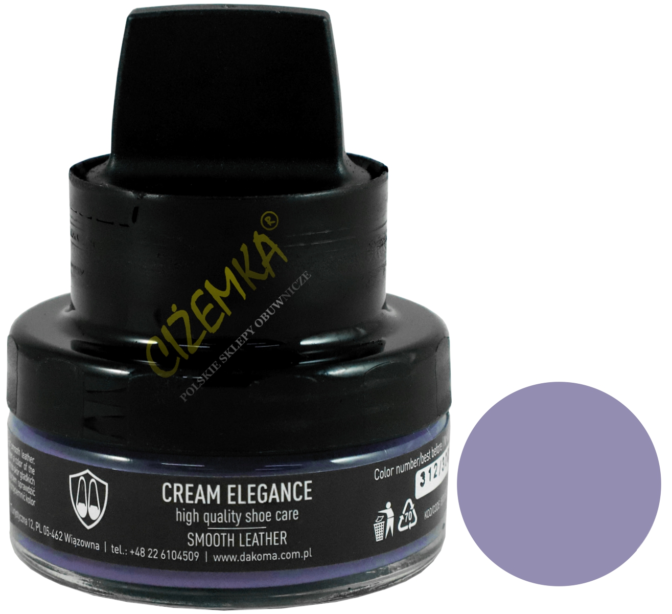 COCCINE CREAM ELEGANCE PASTA DO BUTÓW 311 LILA