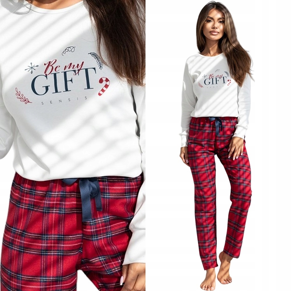 Dámské pyžamo Sensis Maribel XL 42 Bílá