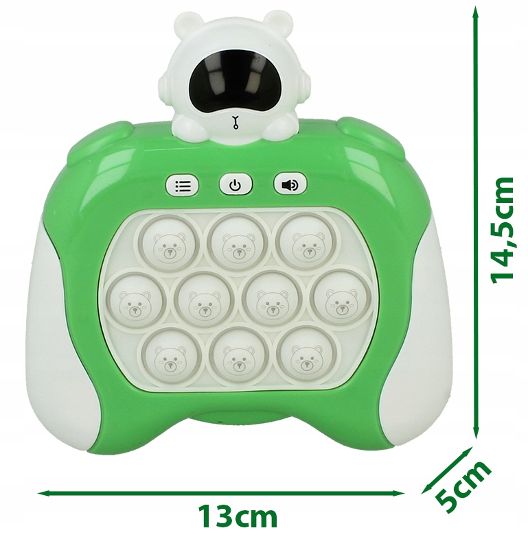 GRA POP IT KONSOLA ELEKTRYCZNA ANTYSTRESOWA GIERKA ZRĘCZNOŚCIOWA POPIT LED Marka Stator