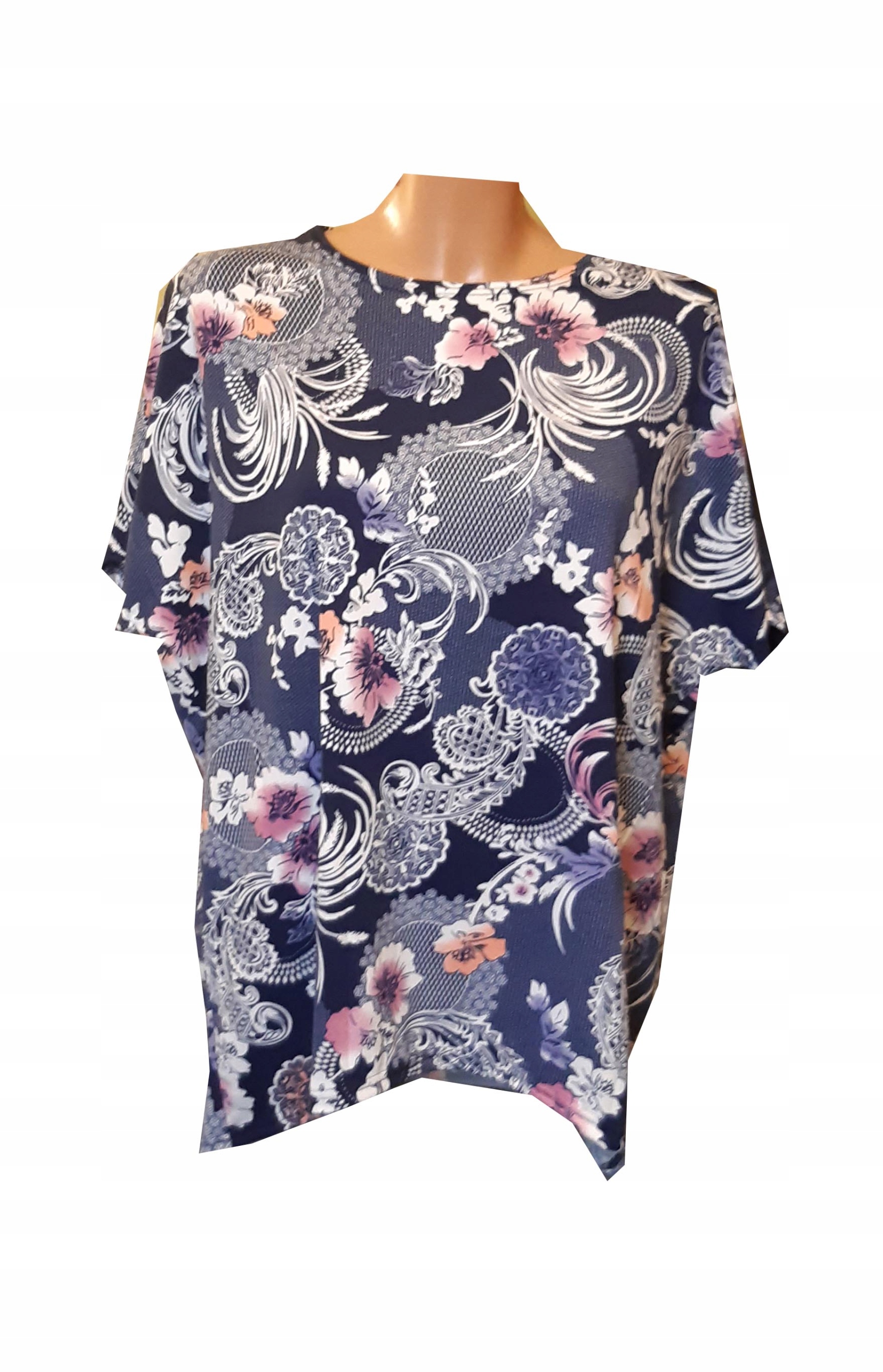 

Elegancka Tunika Bluzka Asymetryczna 4XL 46 48