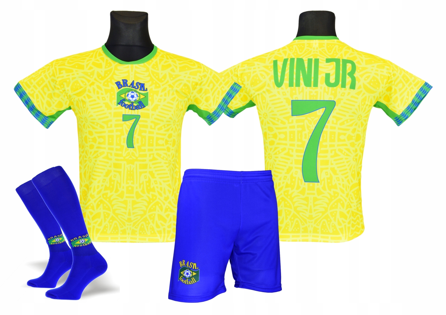 Vinicius Jr strój koszulka spodenki getry Brazylia rozmiar 116
