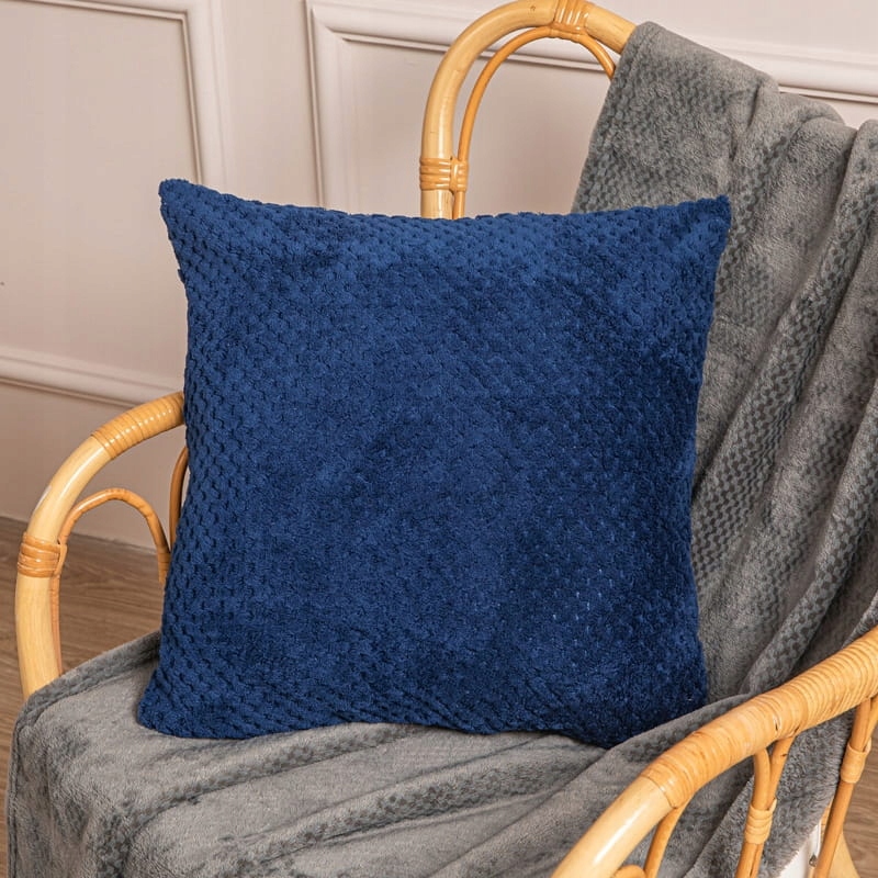 Miękki Koc Narzuta Pled na Łóżko 200 x 220 cm mikrofibra Grafit Willy Rodzaj koc