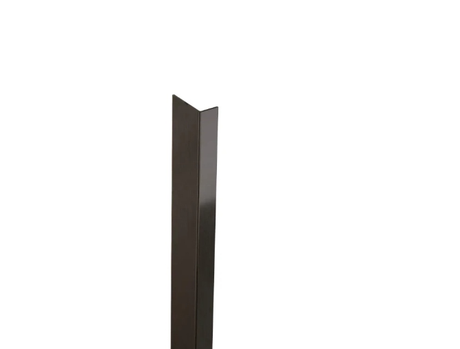 Úhelník Dokončovací L Gunmetal Šedý 2 cm x 1 cm x 270 cm