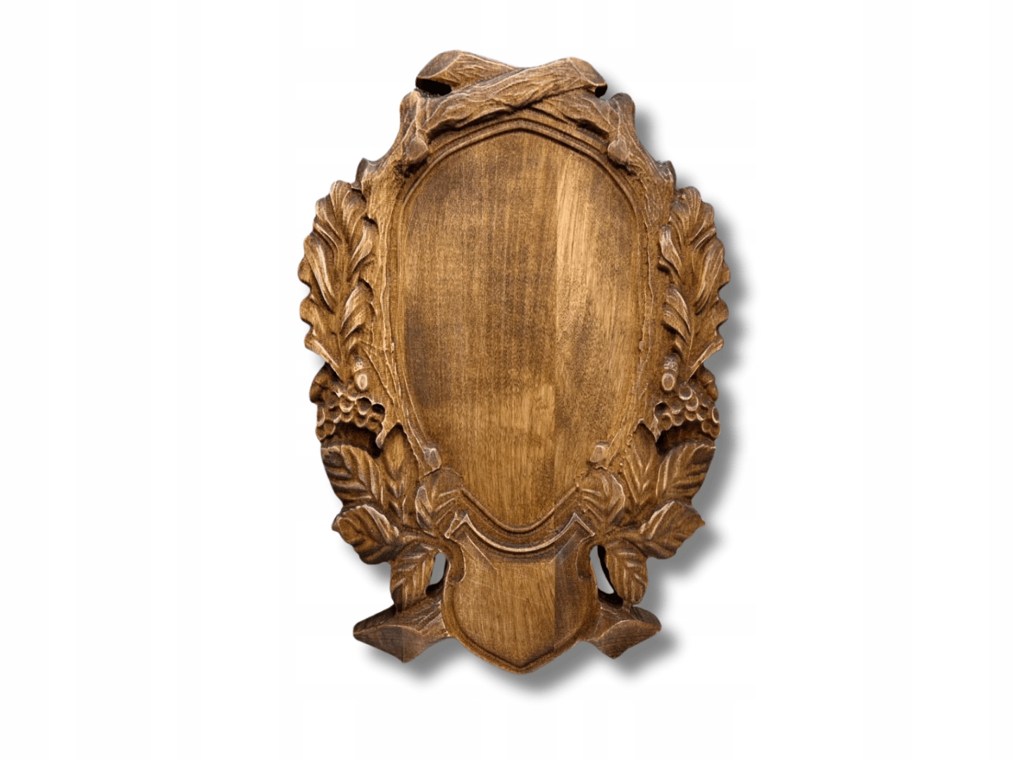 Vyřezávaná deska pod kozí lebku – trofejní tabule 30 cm, lovecká ozdoba