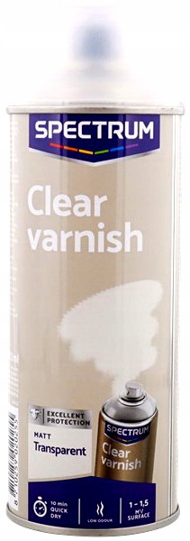 

Bezbarwny Lakier 400ML W Sprayu Matowy Akrylowy