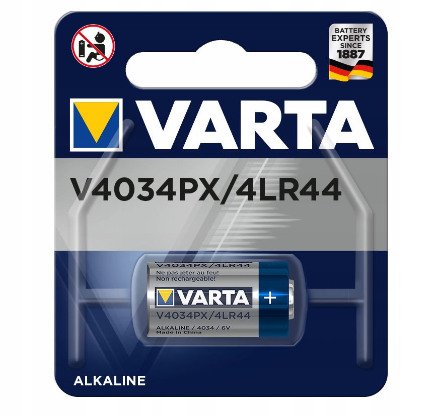 

bateria Varta V4034, 4LR44