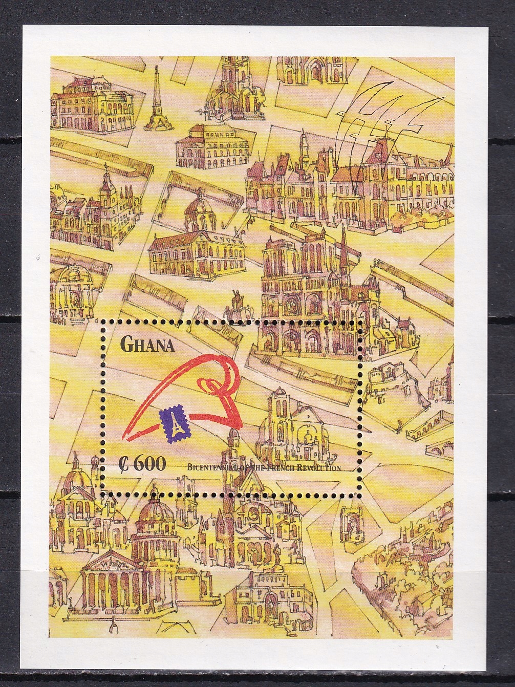 Ghana, Blok 135, 1989r., stan **, A3908