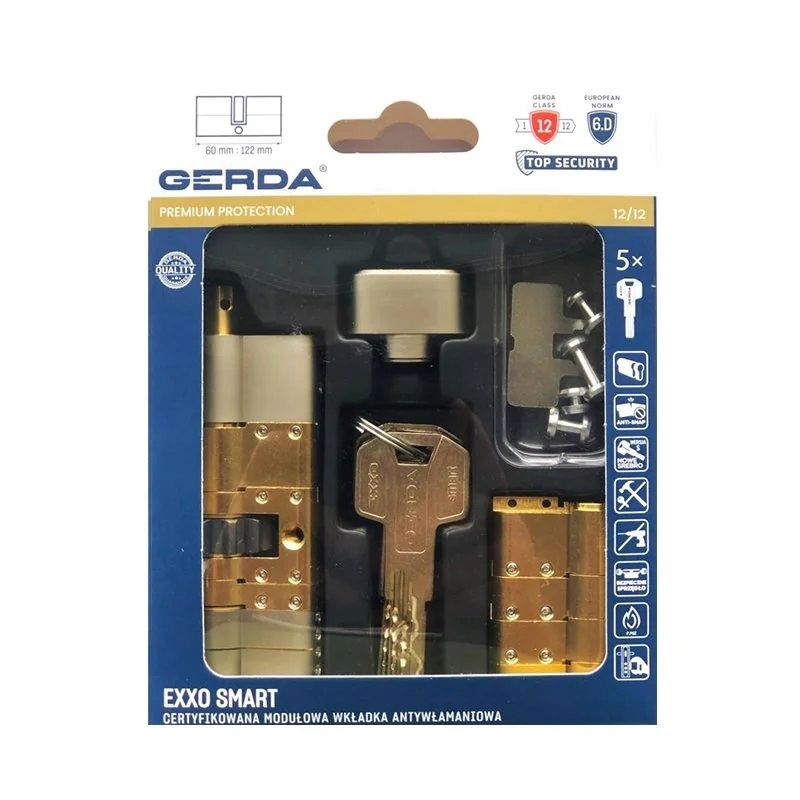 Modulární vložka Gerda Exxo Smart M G61/61, ozubená