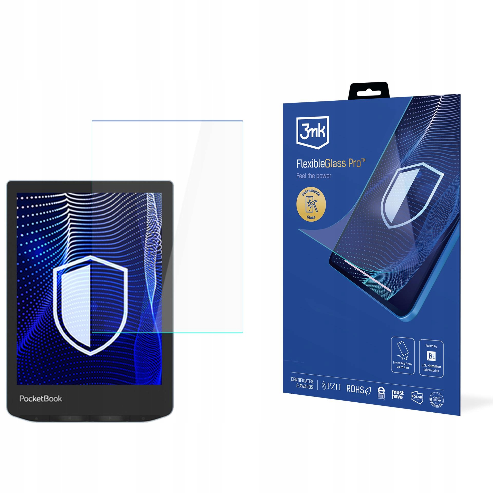 Sklo na displej PocketBook Verse 629 3mk FlexibleGlass Pro