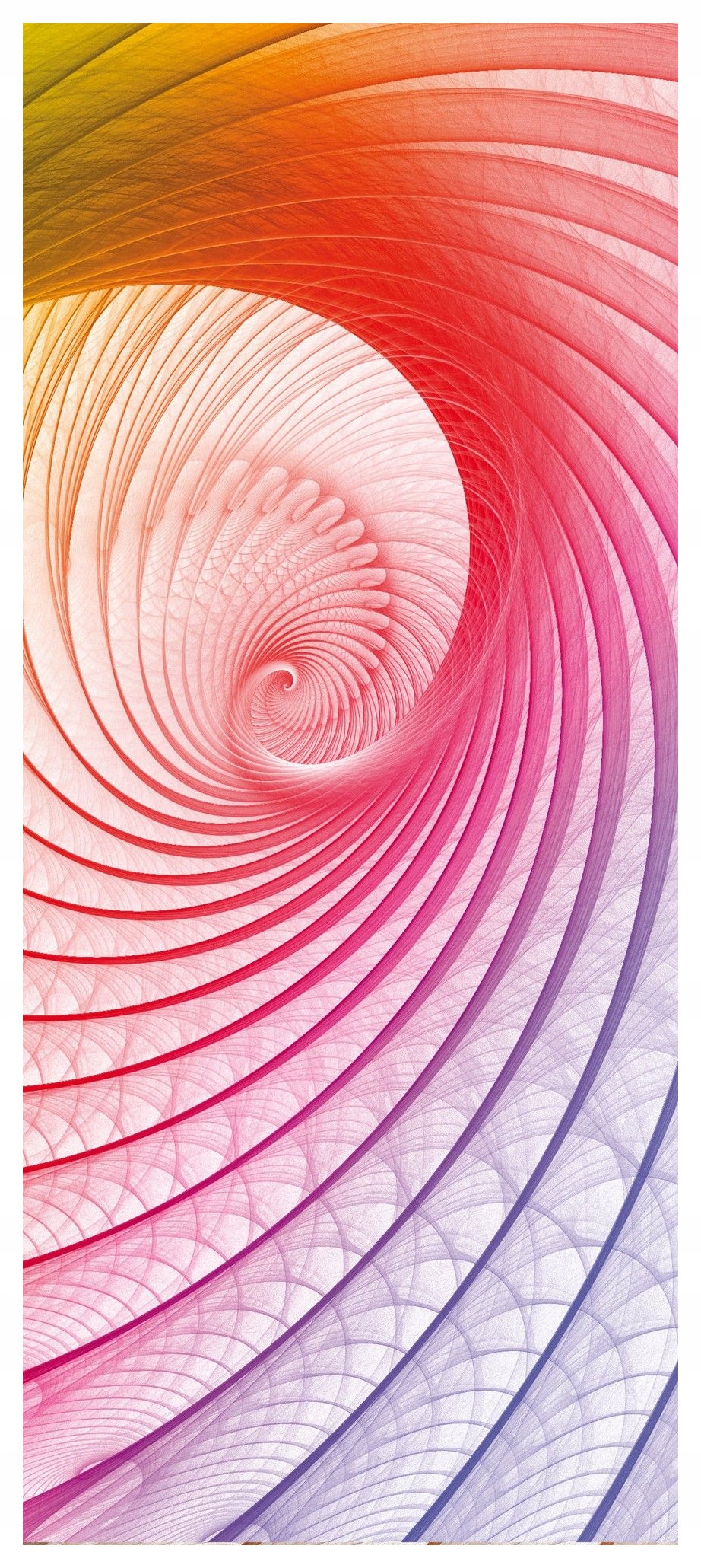Samolepicí Samolepicí Fototapeta Barevná spirála linie harmonie 91x211