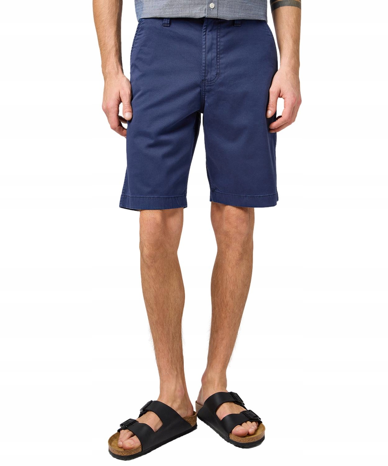 Kraťasy Wrangler Chino Short 112362348 Navy W 30