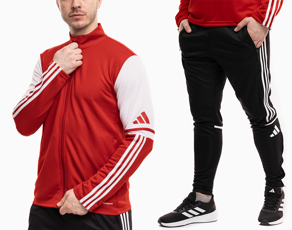 adidas Teplákovka Pánský sportovní komplet Mikina Kalhoty Squadra 25 Pohodlné vel. S