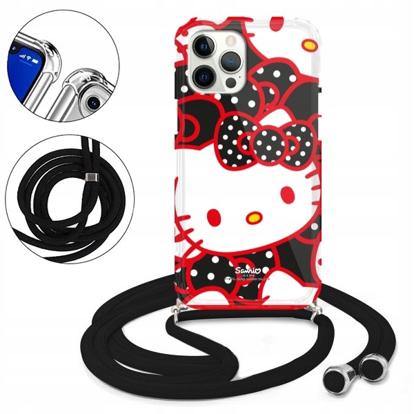 

Etui Crossbody do Iphone 12 Pro Max Hello Kitty Wz