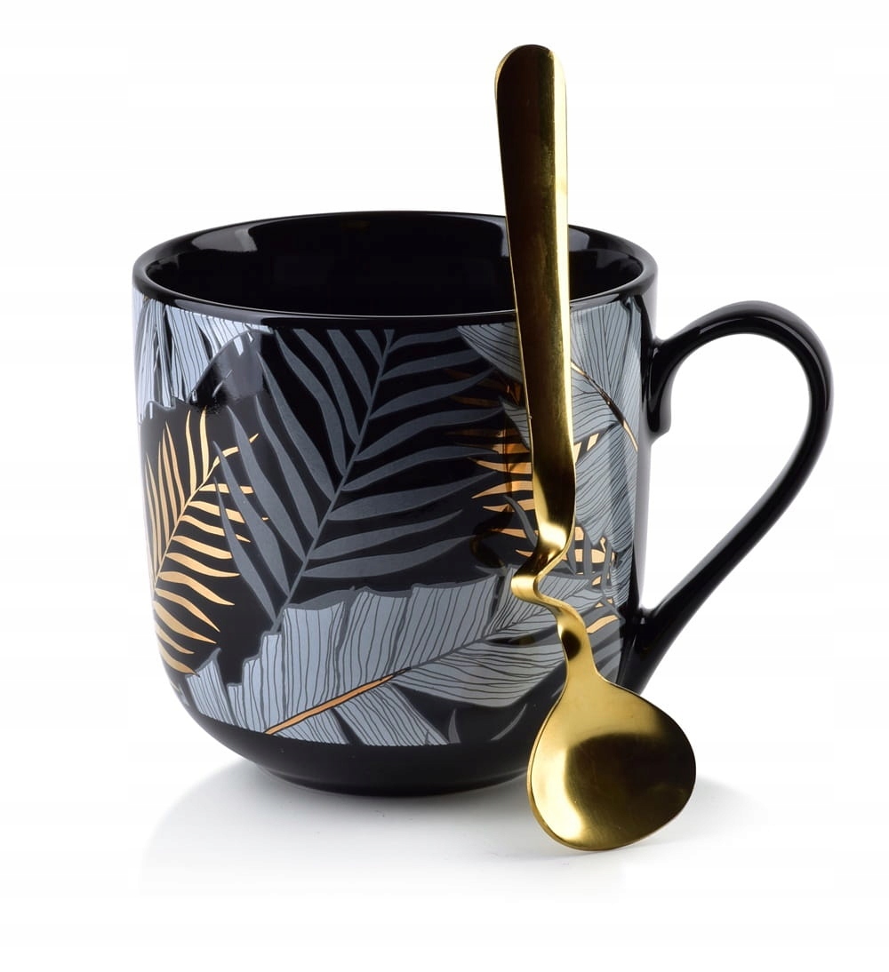 

Kubek porcelanowy Złota łyżeczka Lola