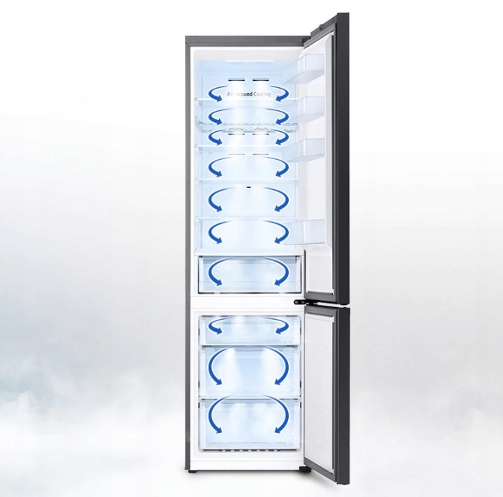 Lodówka Samsung RB34A6B2F22 Bespoke No Frost 344L Waga produktu 78 kg
