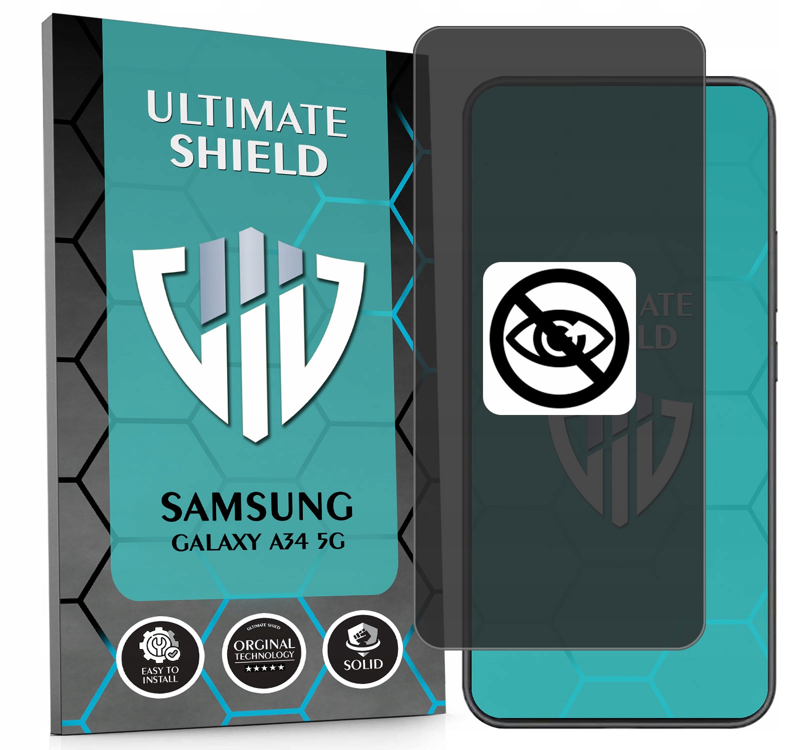 Sklo 5D Privacy Private Anti-spy Pro Samsung Galaxy A34 5G Hydrogelové