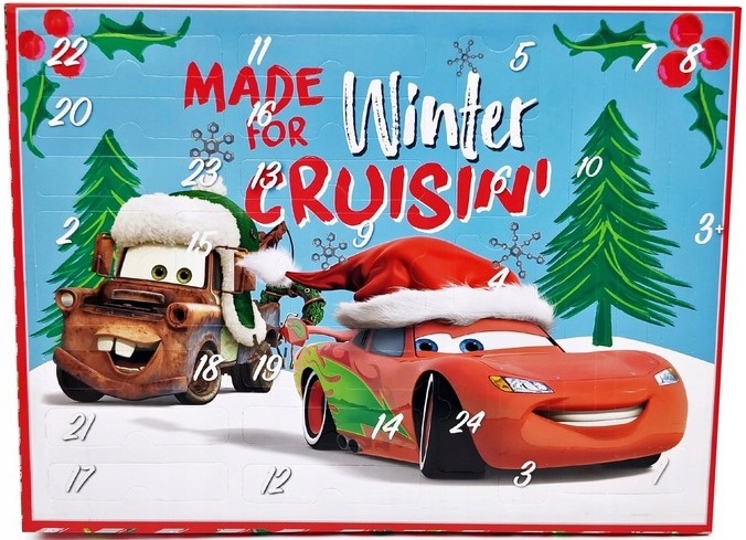 Cars Auta Kalendarz Adwentowy Akcesoria