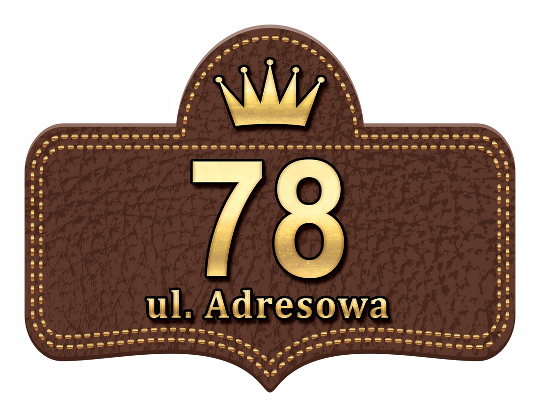 

Tabliczka Adresowa Adres Numer Dom ulica znak alu