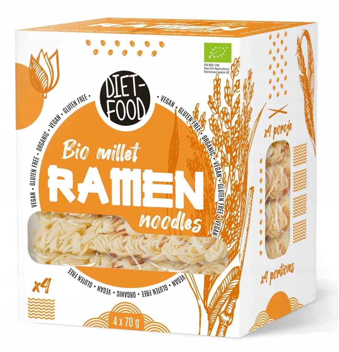 MAKARON JAGLANY RAMEN BEZGLUTENOWY BIO DIET FOOD