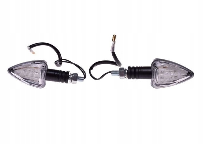 

Kierunkowskazy motocyklowe led czarne strzałka