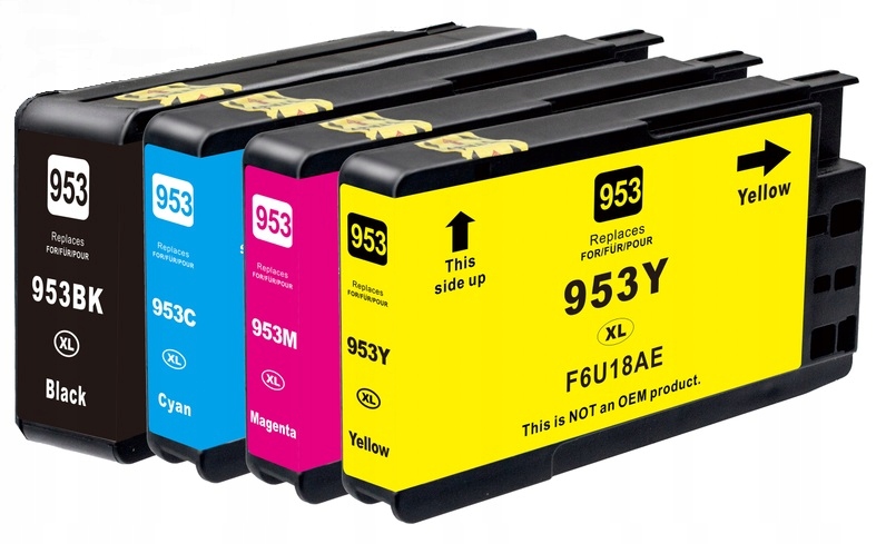 

4x Tusz Do Hp 953 XL Officejet 7720 8210 8710 8720