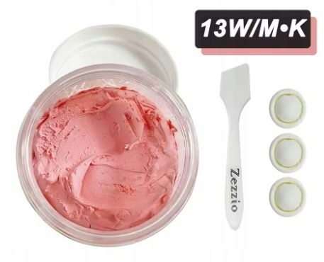 ZT-PY6 Kit termiczny pasta szpachlówka 13W/mk (duży słoik 50g)