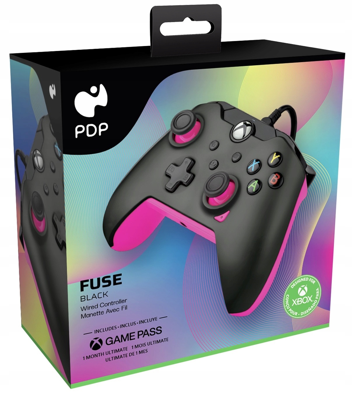 Pdp Xsx Xo Pc Pad przewodowy Fuse Black