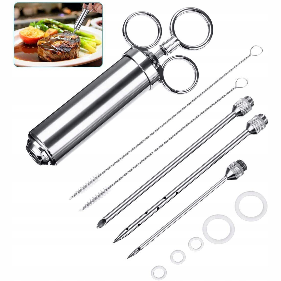 NAJLEPSZY WTRYSKIWACZ DO MIĘSA Z STALI NIERDZEWNEJ