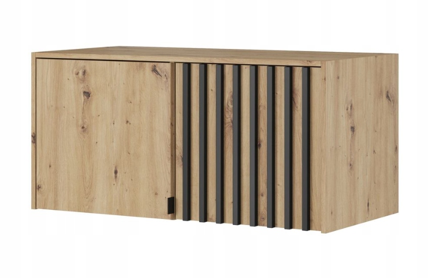 SZAFA z lustrem do sypialni, przedpokoju LAMELE dąb artisan kolekcja Nelly Liczba drzwi szafa dwudrzwiowa