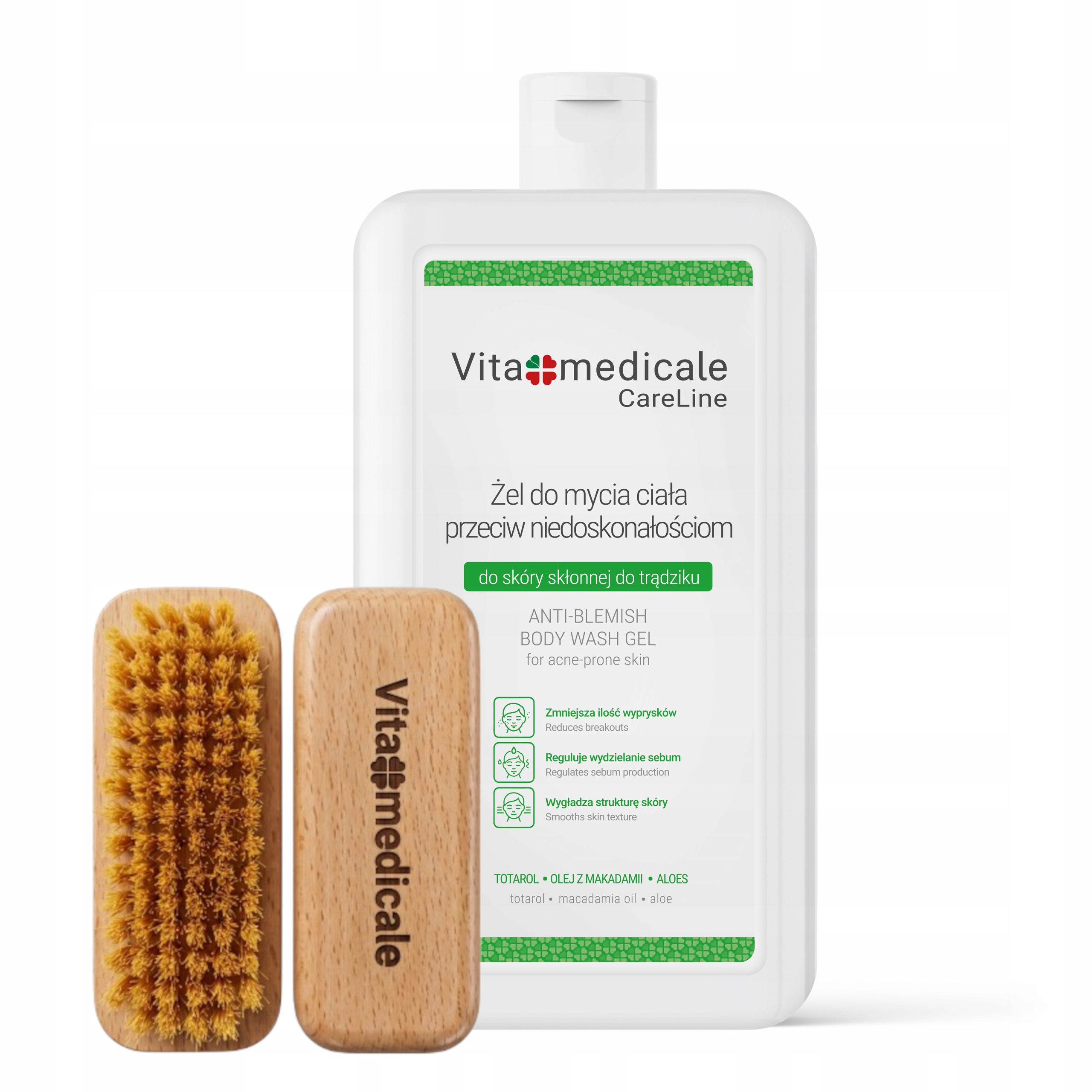Gel na mytí těla proti akné VitaMedicale Nedokonalosti 450 ml Dárek!