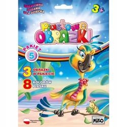 

Piaskowe obrazki pakiet 5 papuga, koń, motyl